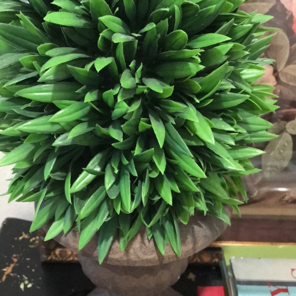 Faux Plant Farmhouse Urn Greenery Urn Ceramic Home Decor FINAL  SALE